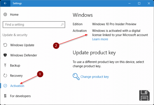 Windows 10 Activation
