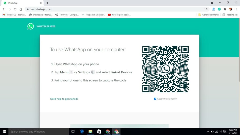 How to install Whatsapp Web on the PC