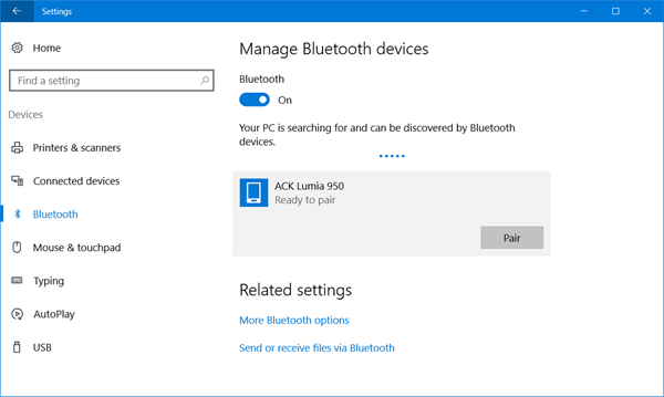 How to turn on Bluetooth on PC (Windows 10) Manage Bluetooth Device