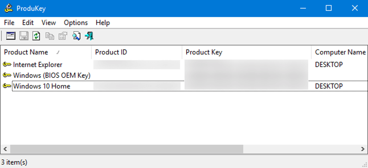 recover windows license key