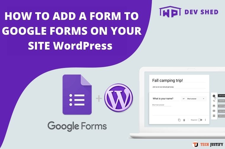 HOW TO ADD A FORM TO GOOGLE FORMS ON YOUR SITE WORDPRESS