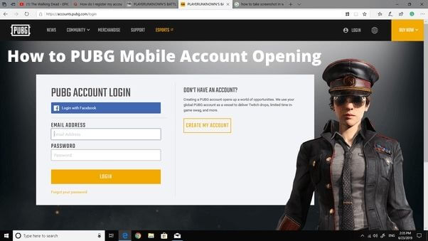 How to PUBG Mobile Account Opening