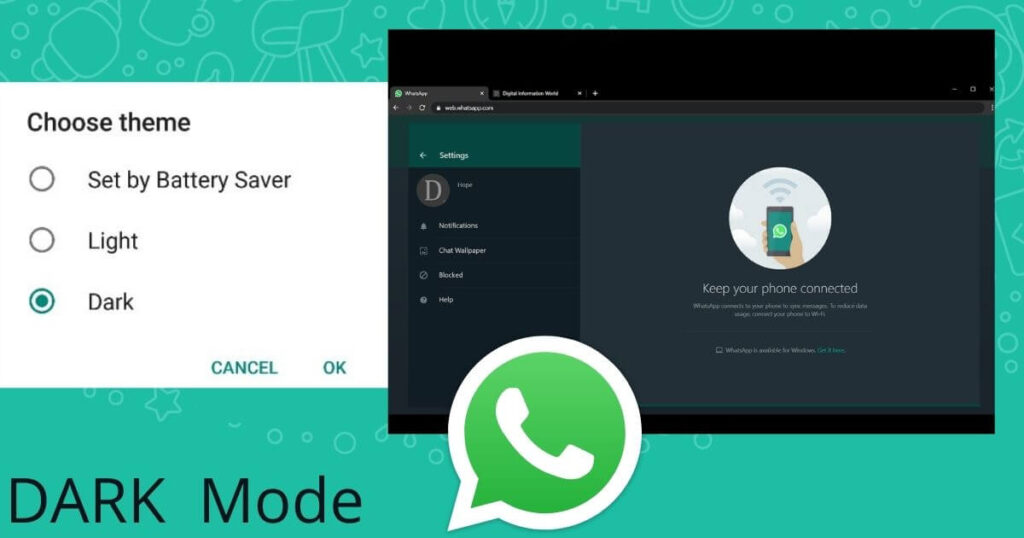 How to Enable Dark Mode on WhatsApp Android and iPhone