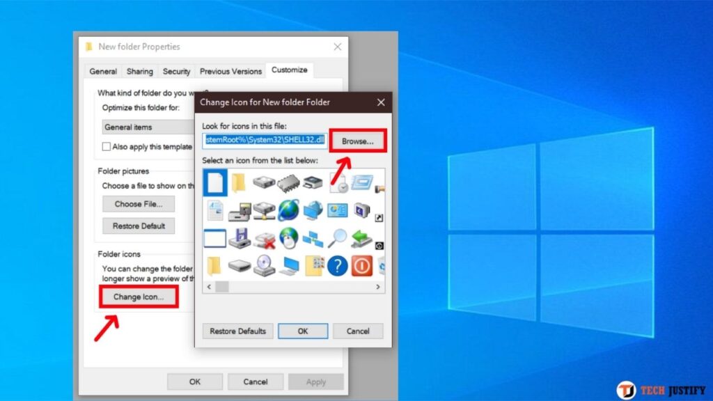 How to easily change the icons of folders, files and devices in Windows 10