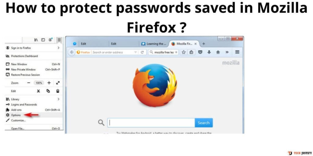 How to protect passwords saved in Mozilla Firefox