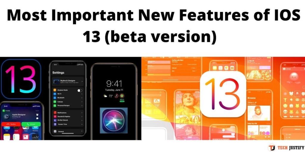 Most Important New Features of IOS 13 (beta version)
