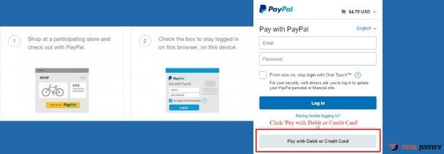 Paypal One touch 1 1 1