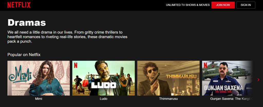 Related Dramas Netflix Codes: