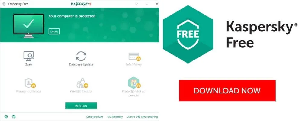 4. Kaspersky Antivirus Free