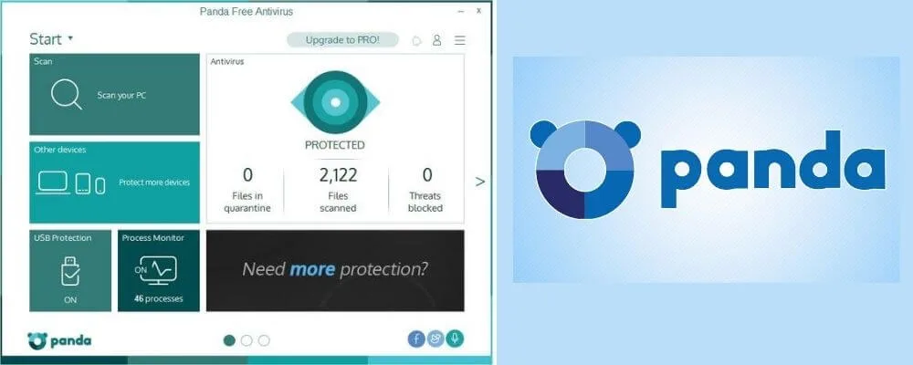 5. Panda Antivirus Free