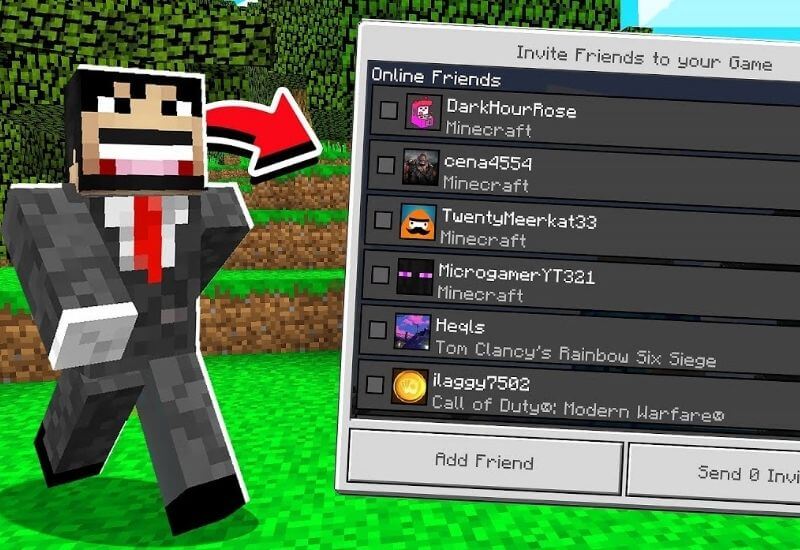 How to play Minecraft online with friends?