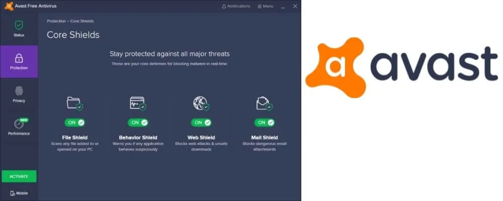 2. Avast Free