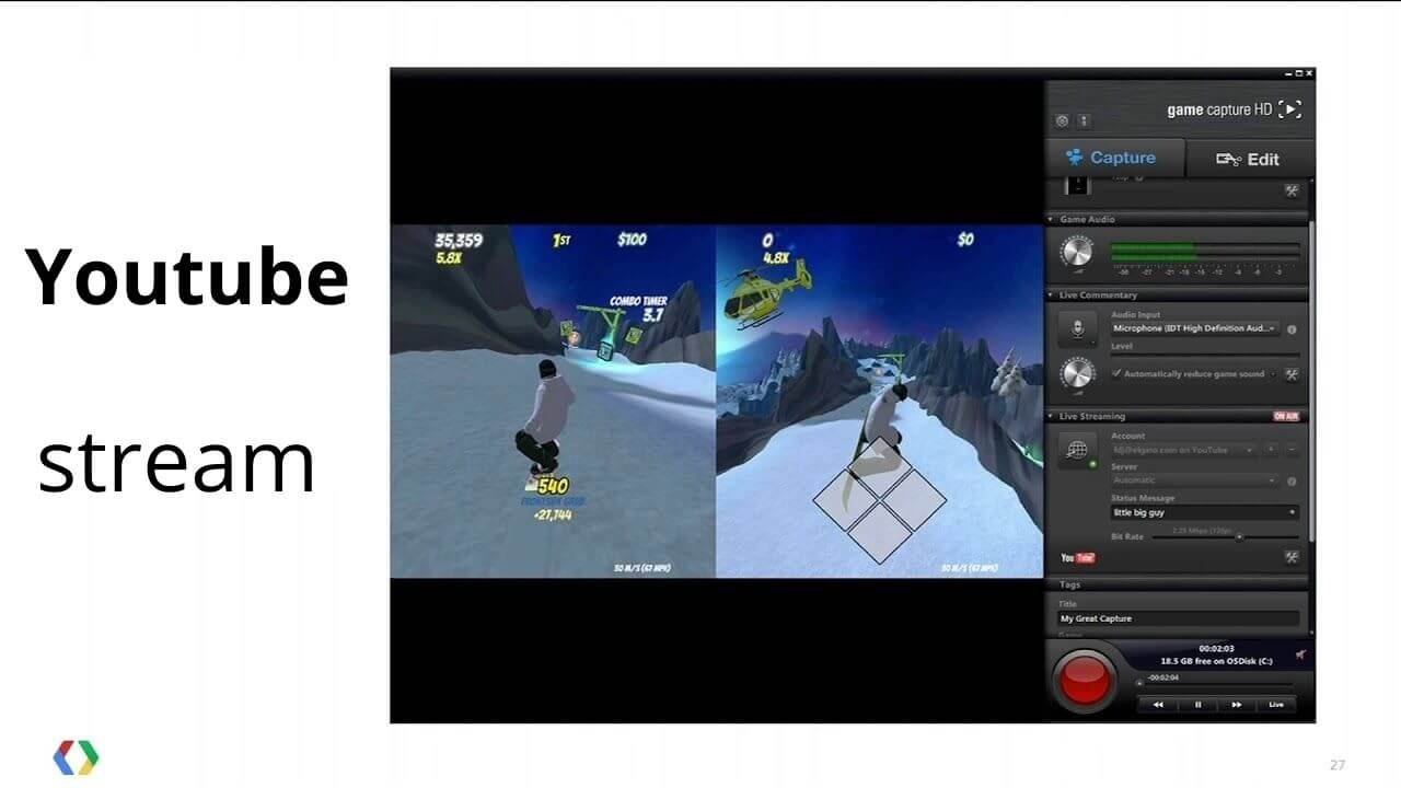 How to start a YouTube stream yourself?