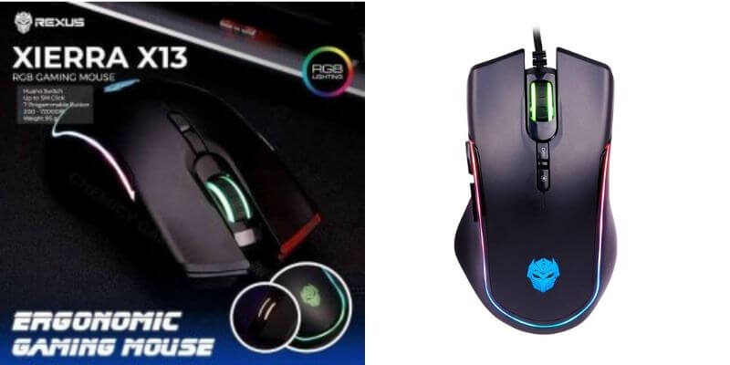 Best Budget Gaming Mouse : Rexus Xierra X13