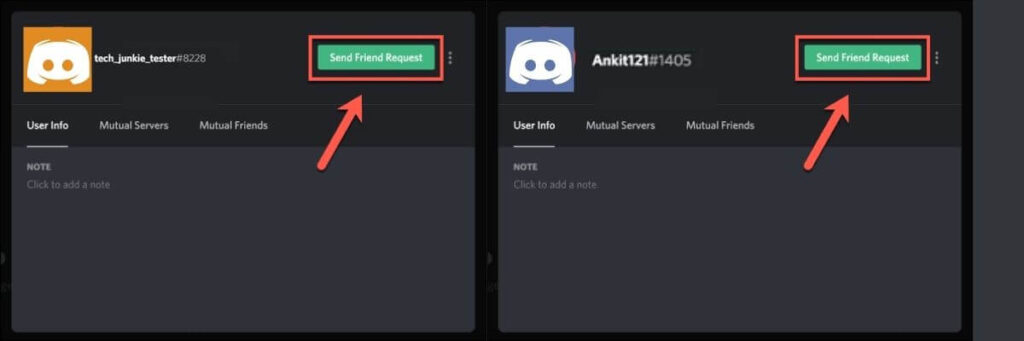 How to send friend request and add a friend in Discord?