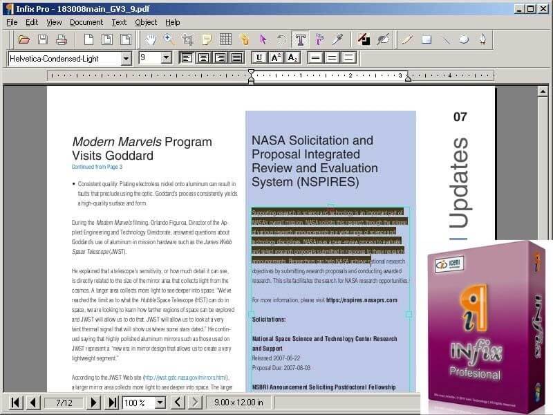 infix proffessional PDF editing programs