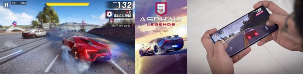 Then it was time for Call of Duty Mobile and Asphalt 9: Legends.