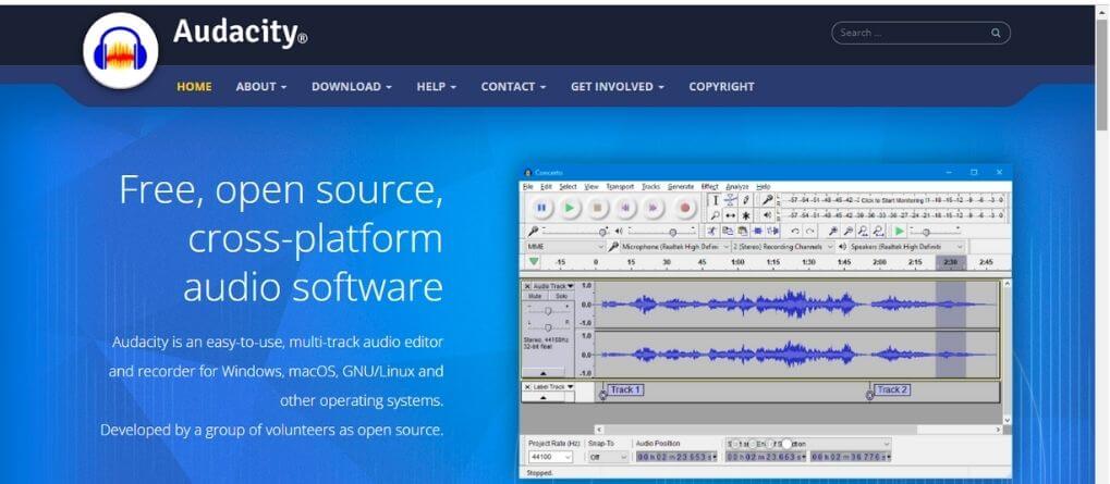 9 Best Free Voice Editing Apps 2022 : Audacity