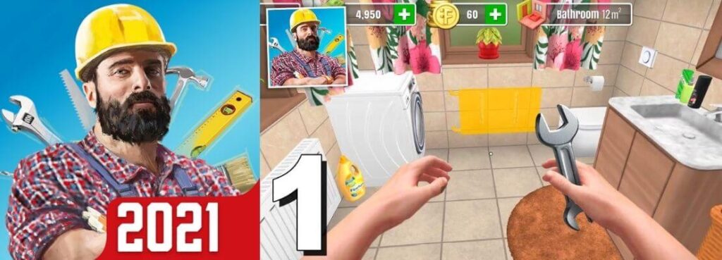 TOP 10 mobile economic games  House Flipper - PlayWay