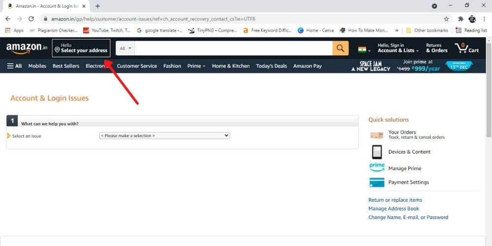 How to change your address on Amazon 