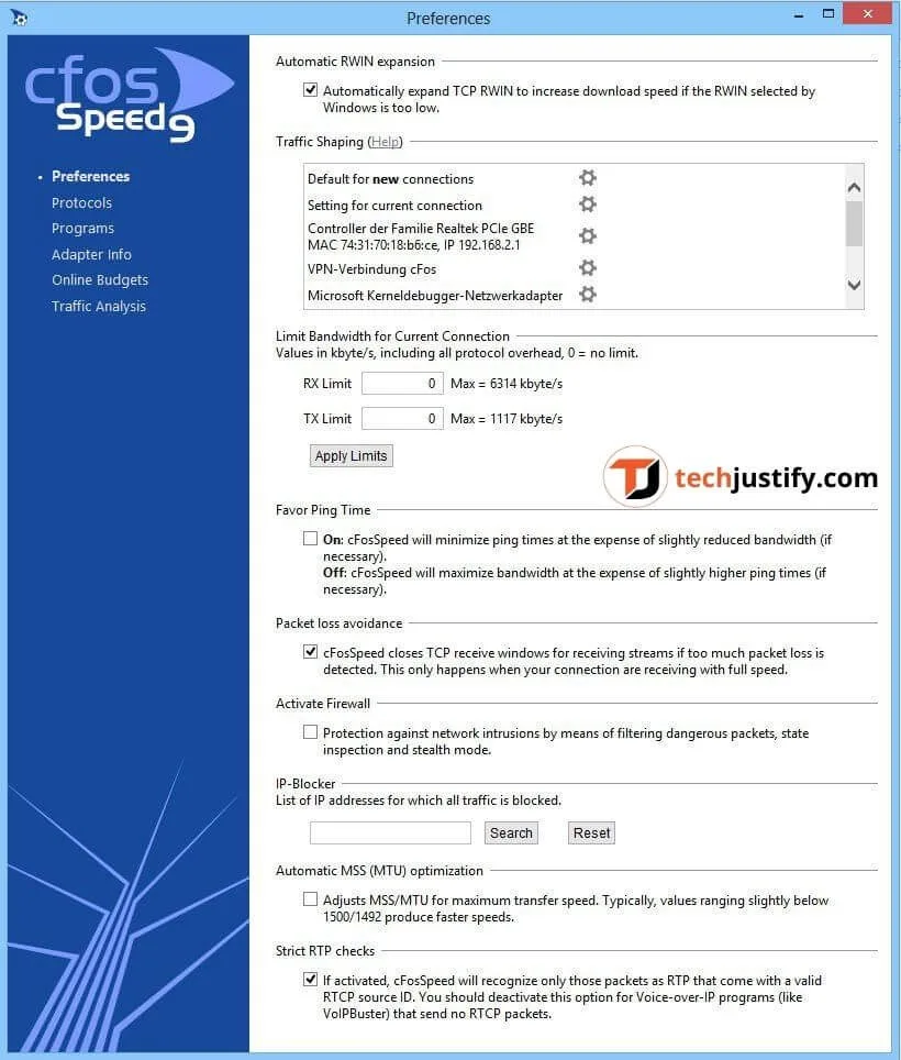  PC Internet Connection  Cfosspeed
