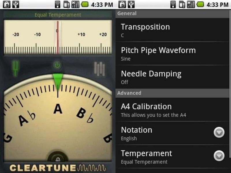 Guitar Stem Apps Cleartune – Chromatic Tuner