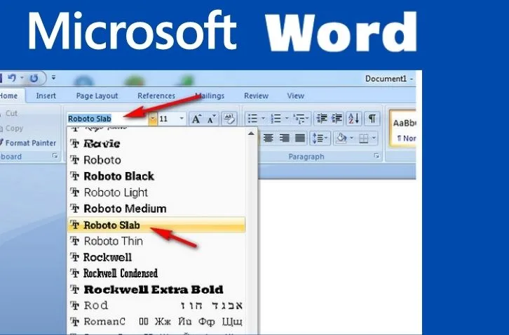 How to Add Fonts in Latest Word