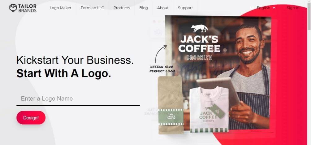 6 Free Logo Maker Tools for Business 3. Tailor Brands Logo Maker
