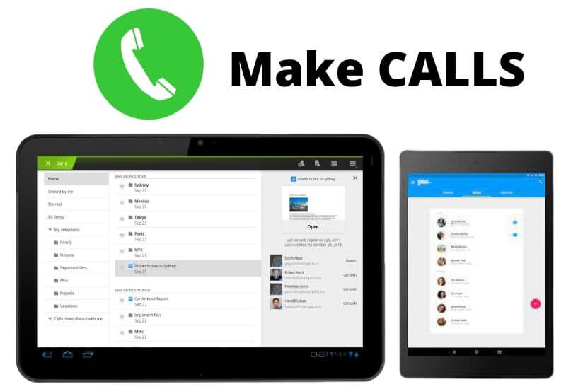 How to use my Android Tablet to make calls? - Simple setup