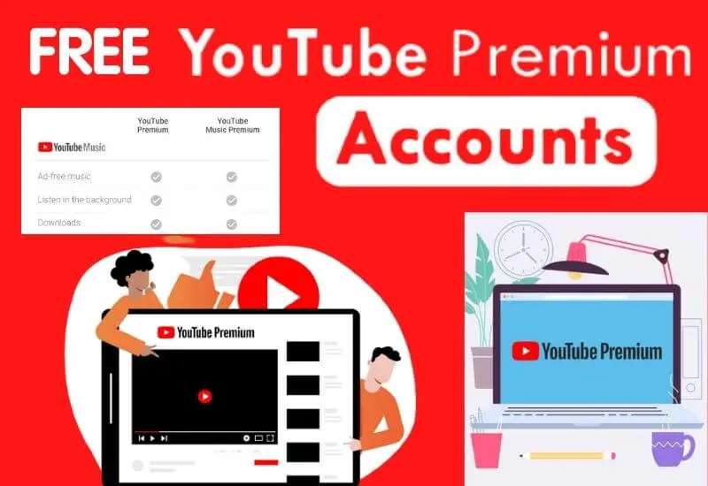 Free Youtube Premium Accounts & Passwords (100% Working)