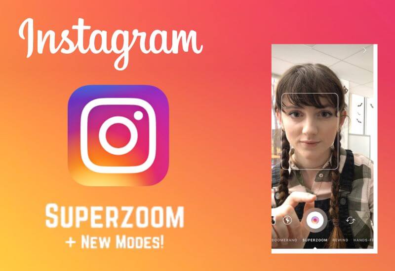 How to use SuperZoom in an Instagram story? - Customize the content