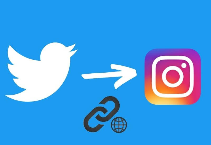 How to add a Twitter link to Instagram