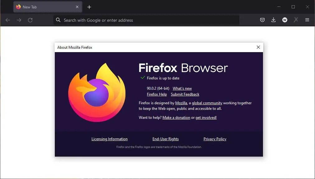 Updating Mozilla Firefox 1