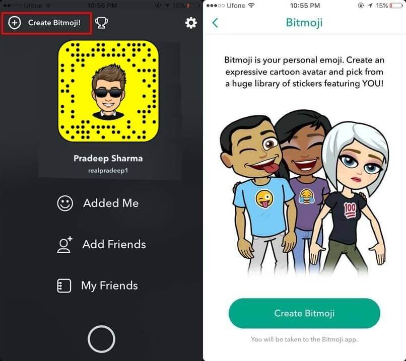 How to modify Bitmoji Snapchat moods on your Mobile device?  realpradeep1