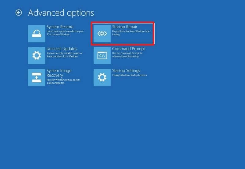 How to Solve Windows Error Recovery 2022 1. Perform Startup Repair