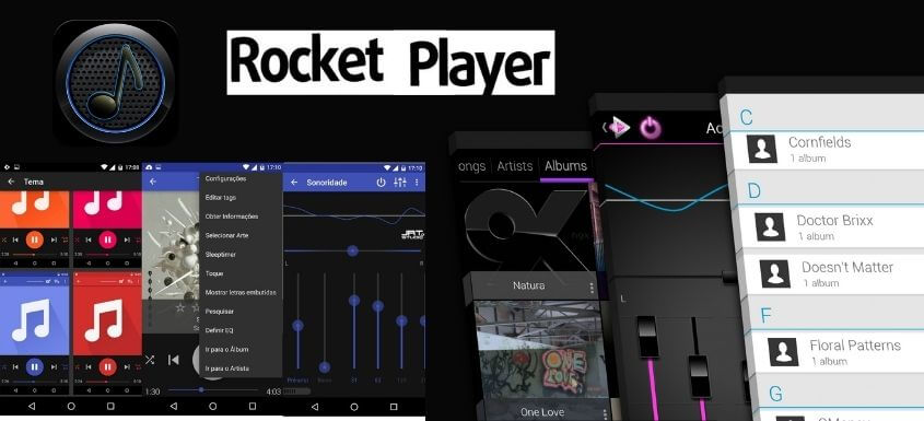 Top 10 Android Music Player Apps  Rocket Player 