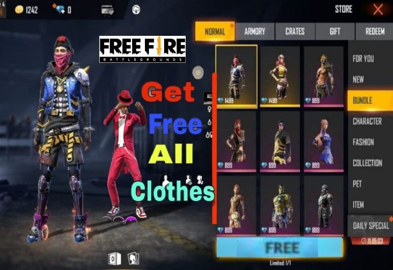 How to Get Permanent Clothes in Free Fire