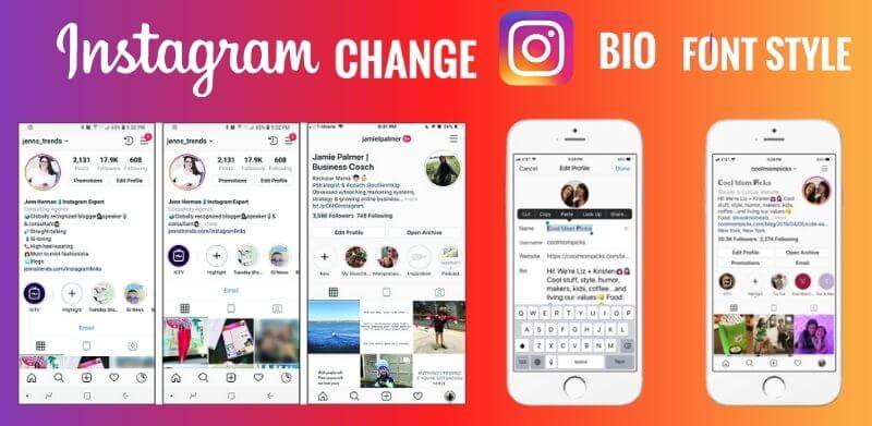 Here are all the hidden Instagram features of 2022 5. How to change the writing font on the Bio of the profile 