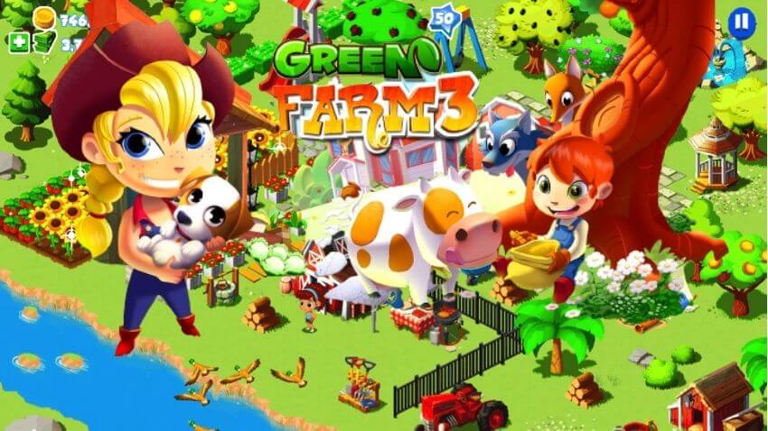 Best Gameloft Games for Android Under 50MB : Green Farm 3