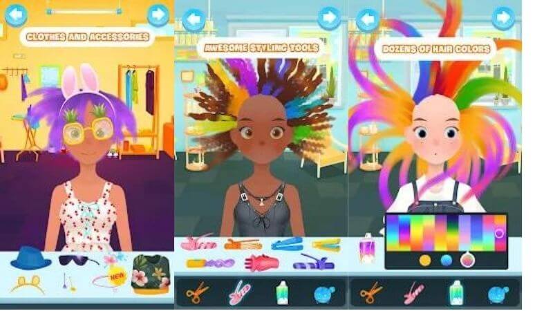 best hairdressing games for kids : Hair and Makeup Salon