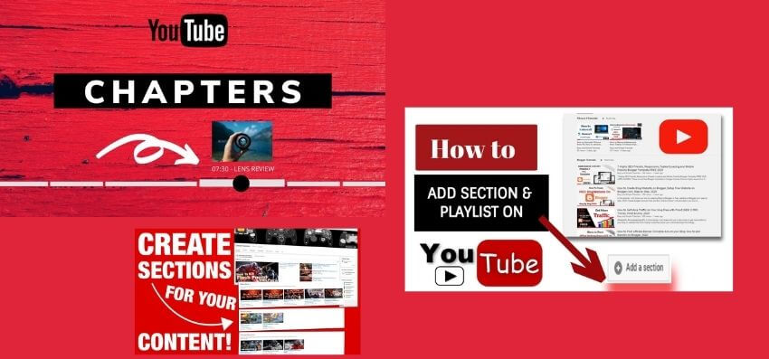 How to put Section on my YouTube videos 1