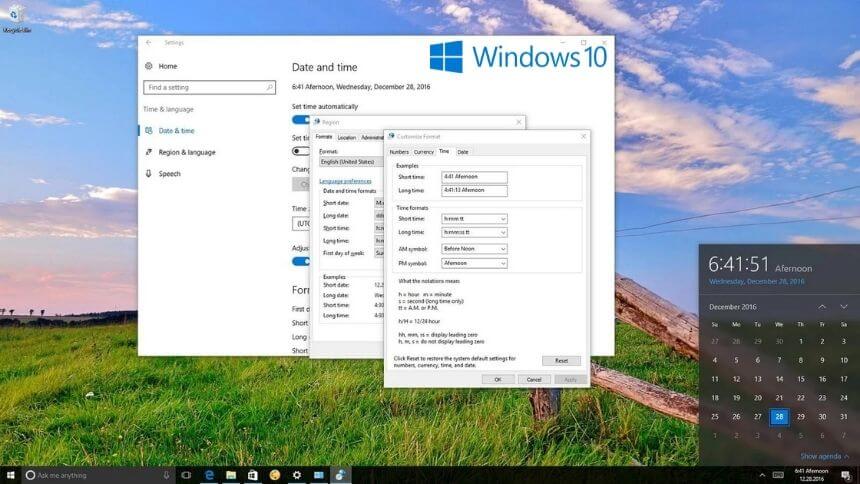 How to set the clock and date on all windows laptops so they dont change 1