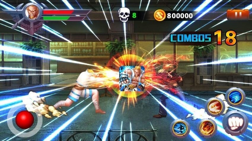15 Best Small 10 MB Games For Android : Street Fighting3 King Fighters