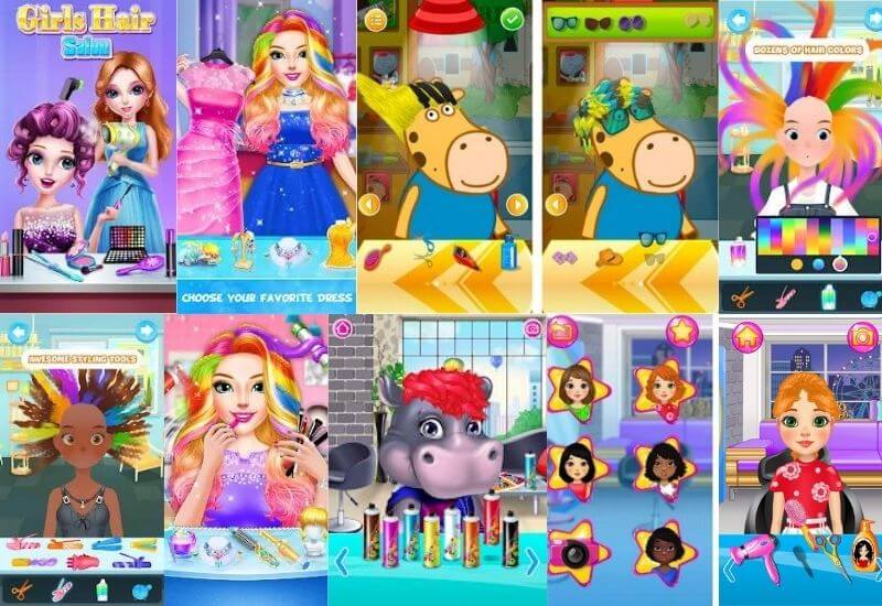 The best hairdressing games for kids on Android 2022
