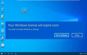 How to fix Windows license is about to expire in 2022