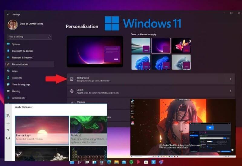 How to change wallpaper in Windows 11 [GIF and video]