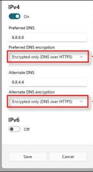 How to enable DNS over HTTPS or DoH in Windows 