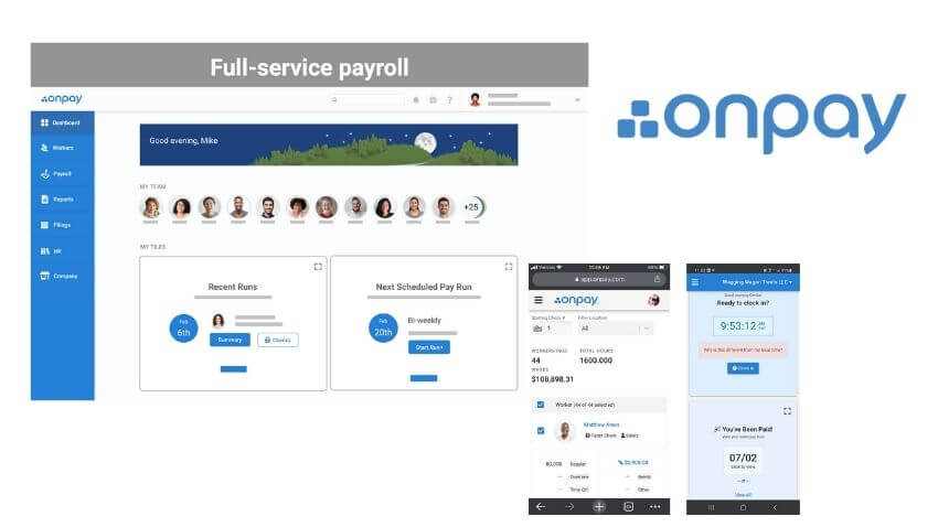 Top 5 Payroll Programs for Small Businesses : Onpay