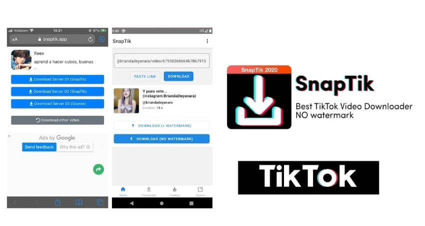 How To Download Videos On Tiktok Via SnapTik 3 1