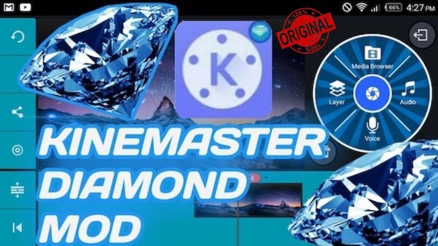 Kinemaster Diamond Comparison of Original and Mod Versions